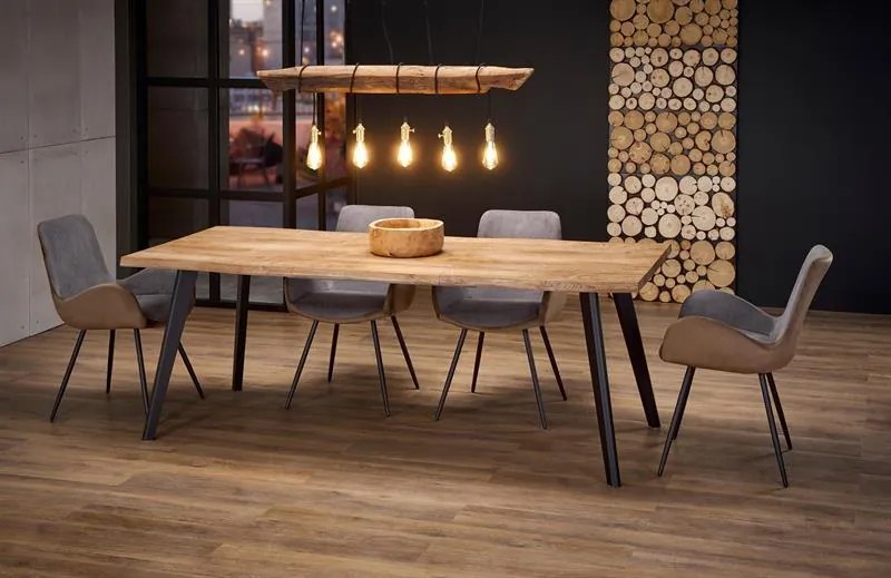 Rozkladací jedálenský stôl BRYNE v dekore dub 120(180)x80