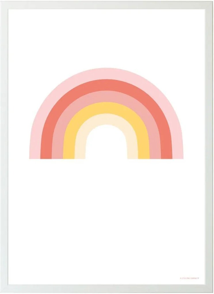 A Little Lovely Company Detský plagát Rainbow 50 x 70 cm