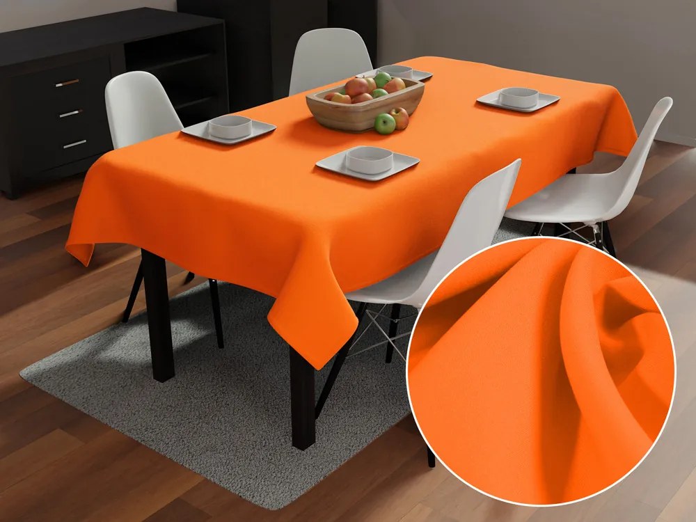 Biante Dekoračný obdĺžnikový obrus Rongo RG-035 Oranžový 60x100 cm