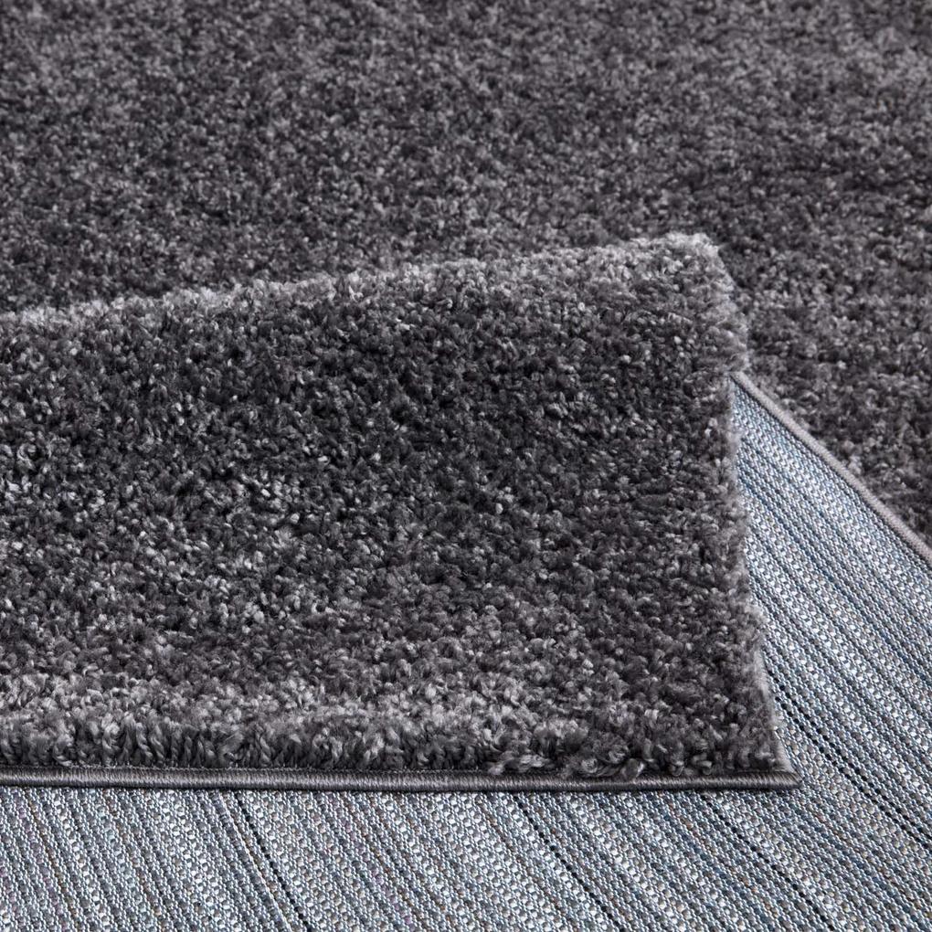 Dekorstudio Shaggy koberec CITY 500 tmavo sivý Rozmer koberca: 100x200cm