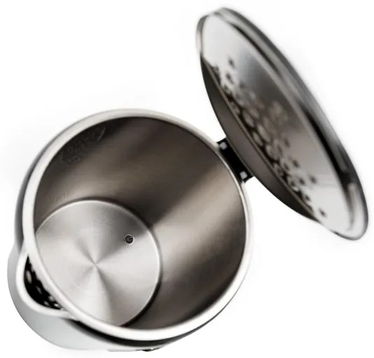 Rýchlovarná kanvica s LCD displejom 1,7 l 2200W/230V červená + cest.hrnek 450 ml