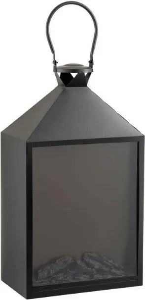 LED dekorácia lucerna COZY WARM 55x30 cm, čierna