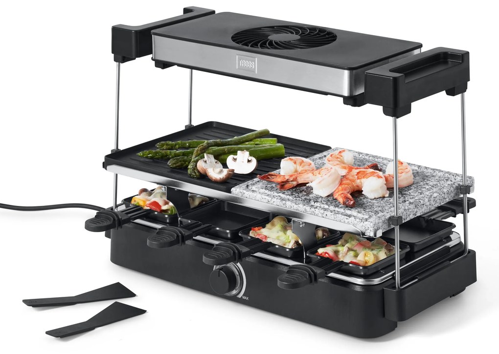 Raclette Trebs »15100« s odsávačom výparov a kamennou doskou