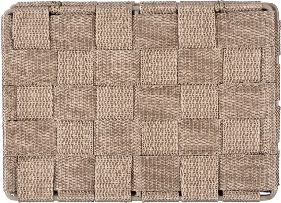 Béžový úložný box s vekom Wenko Adria, 19 x 14 cm