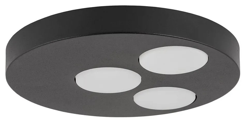 Stropné svietidlo BROS 3xGX53/12W/230V čierna