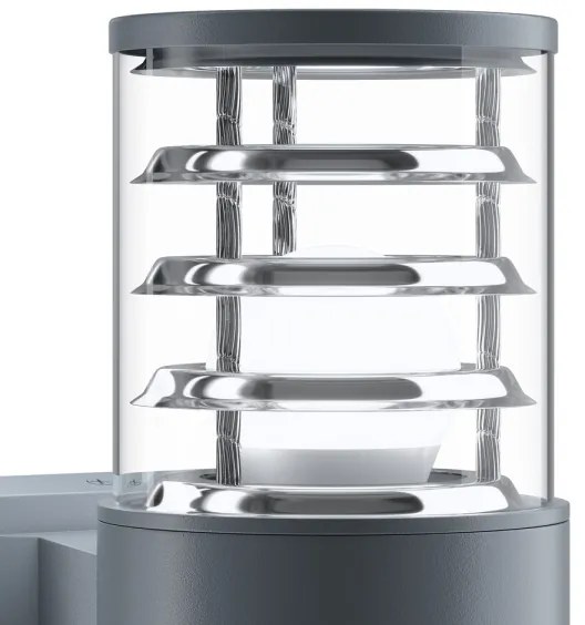 Maytoni O576WL-02GR - Vonkajšie nástenné svietidlo BRONX 2xE27/60W/230V IP54 antr