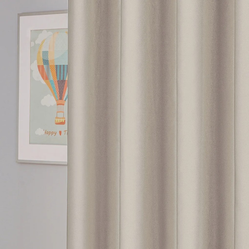 4Home Výhodná sada Zatemňovací záves Cairo béžová, 150 x 250 cm, 2 ks