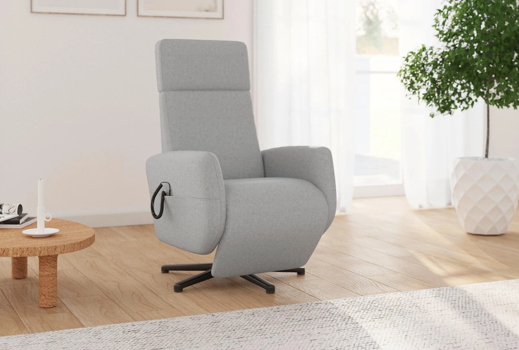XXXLutz RELAXAČNÉ KRESLO, textil, svetlosivá Sit & More - Online Only obývacie izby - 0001440161L2