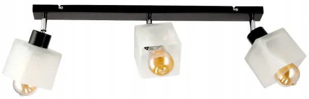 BERGE LED závesná lampa Beam - 3xE27 - CUBE WHITE