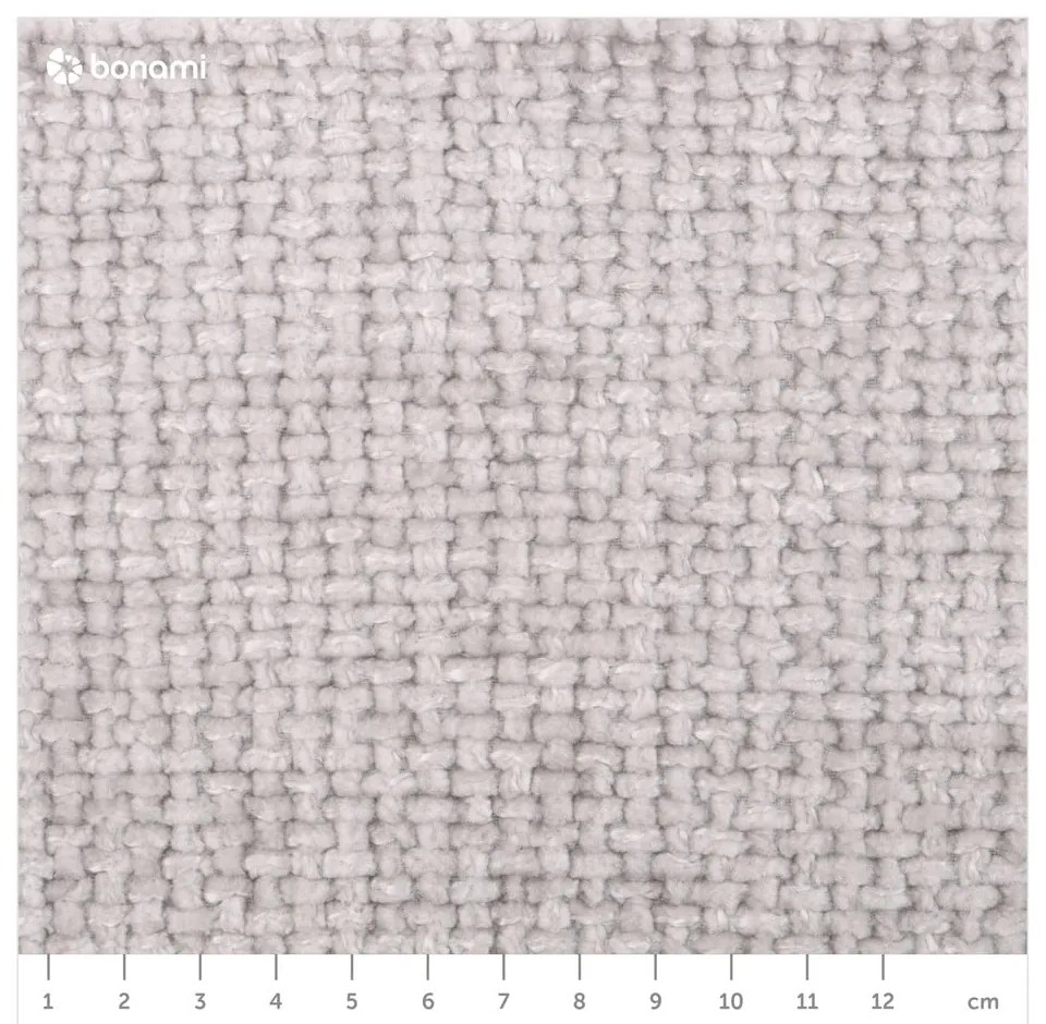 Svetlosivá čalúnená dvojlôžková posteľ s úložným priestorom s roštom 140x200 cm Bellis – Micadoni Home