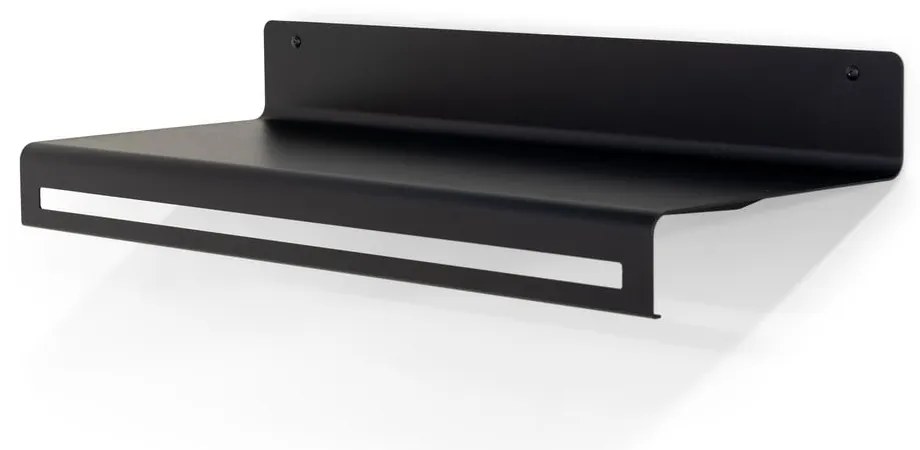 Čierny kovový nástenný vešiak s poličkou 78 cm Sway – Spinder Design