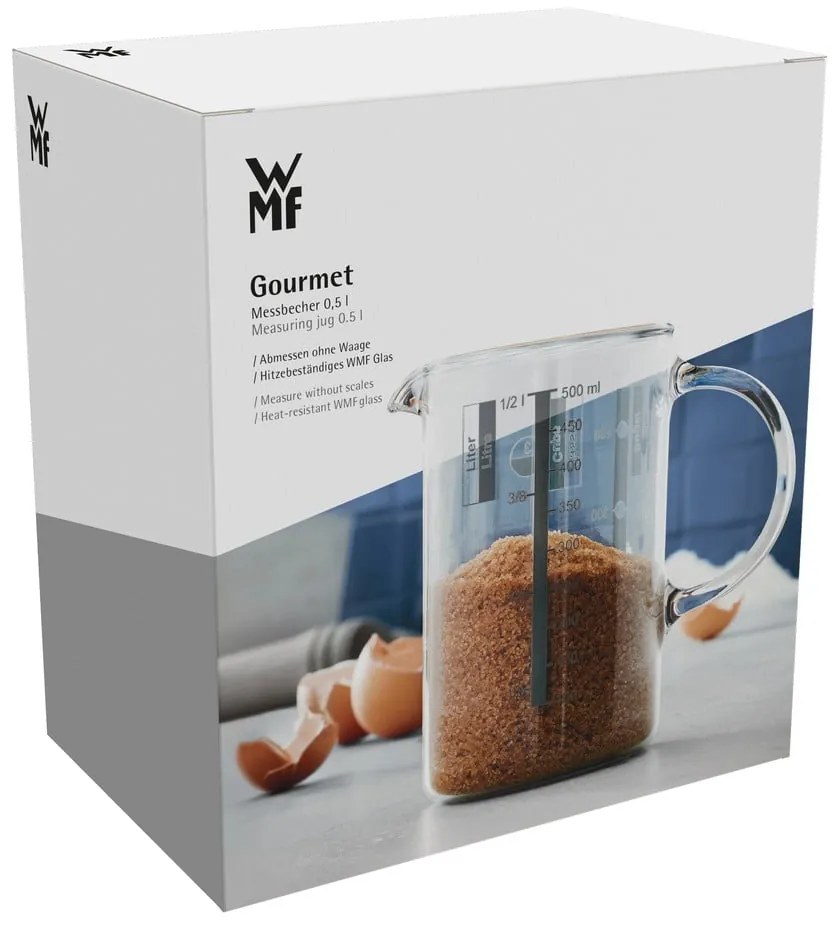 Sklenená odmerka WMF, 0,5 l