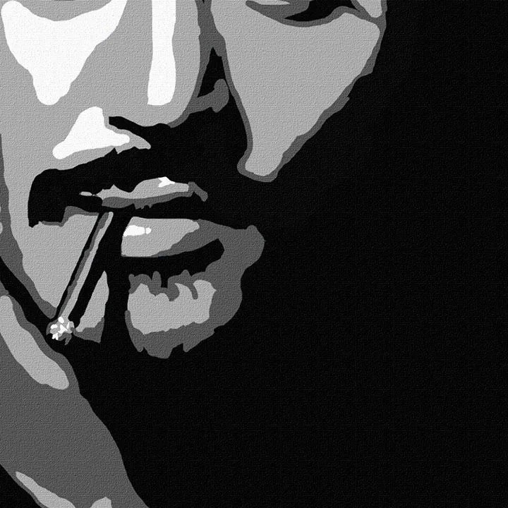 Ručne maľovaný POP Art obraz Johnny Depp | rôzne rozmery