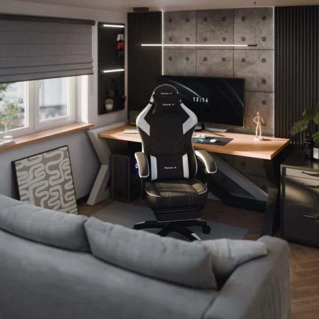 Herná stolička Force 3.7 White Carbon