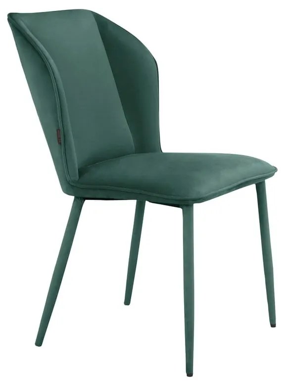 Zelené zamatové jedálenské stoličky v súprave 2 ks Wilma – Støraa