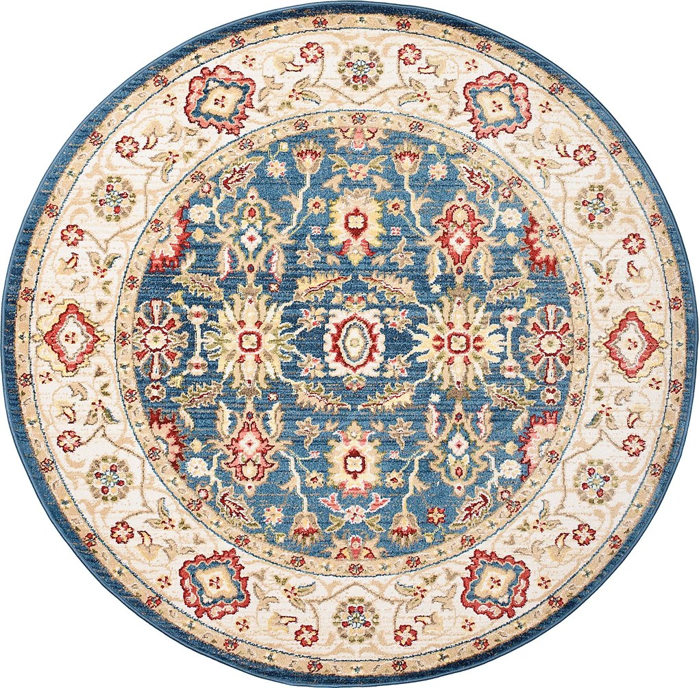 TA Koberec EE58A BLUE RIVOLI FPH Rozmer: 100x100 cm