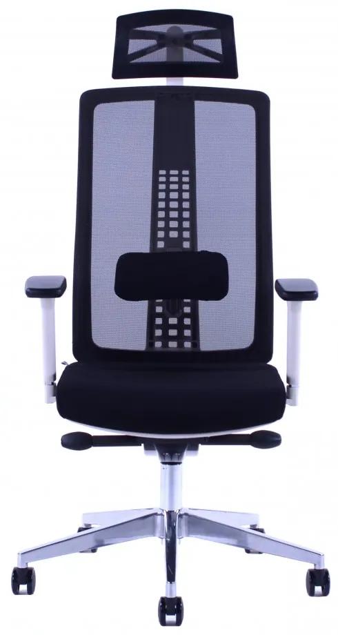 Kancelárska ergonomická stolička Sego SPIRIT W — biela, nosnosť 130 kg