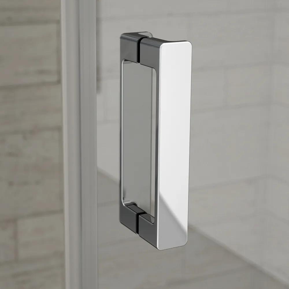 Jednokrídlové sprchové dvere s pevnou časťou do niky LYP2A 90 cm