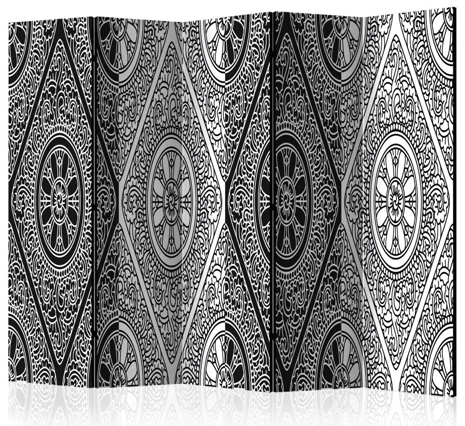 Artgeist Paraván - Ethnic Monochrome II [Room Dividers]