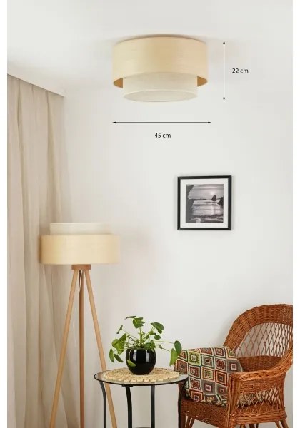 Brilagi - Stropné svietidlo ARIZONA BOHO 1xE27/15W/230V pr. 45 cm béžová