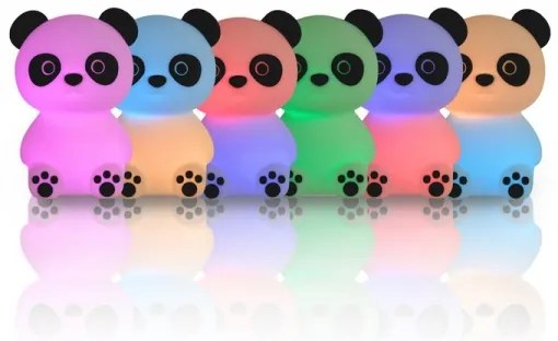 MegaLight - LED RGB Stmievateľná detská dotyková lampa PADDY PANDA LED/5V