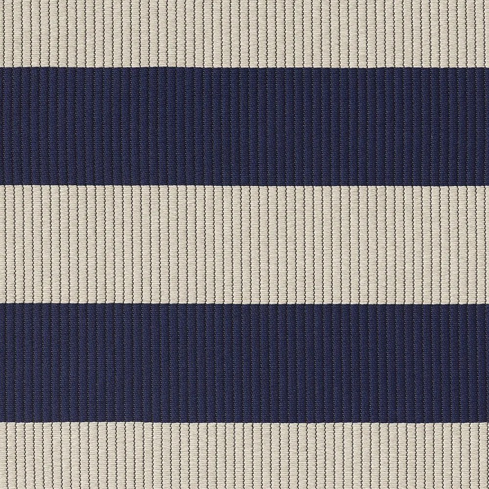 Koberec Big Stripe in/out: Béžovo-modrá 80x260 cm