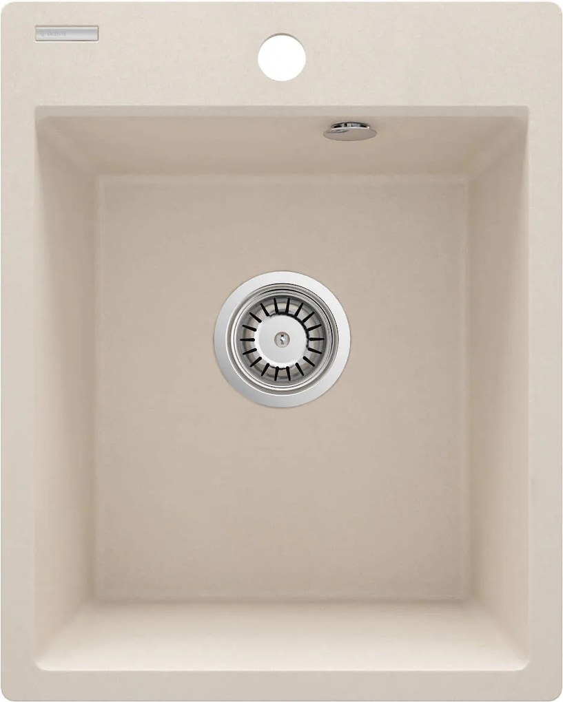 Deante Corio, 1-komorový granitový drez 400x500x211mm, béžová, DEA-ZRC_5103