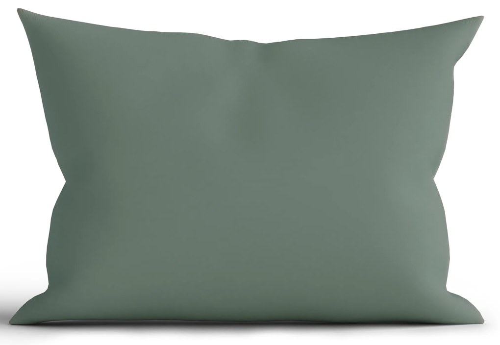 Bavlnená obliečka na vankúš Renforcé 40 × 60 cm - Jasmine olivová