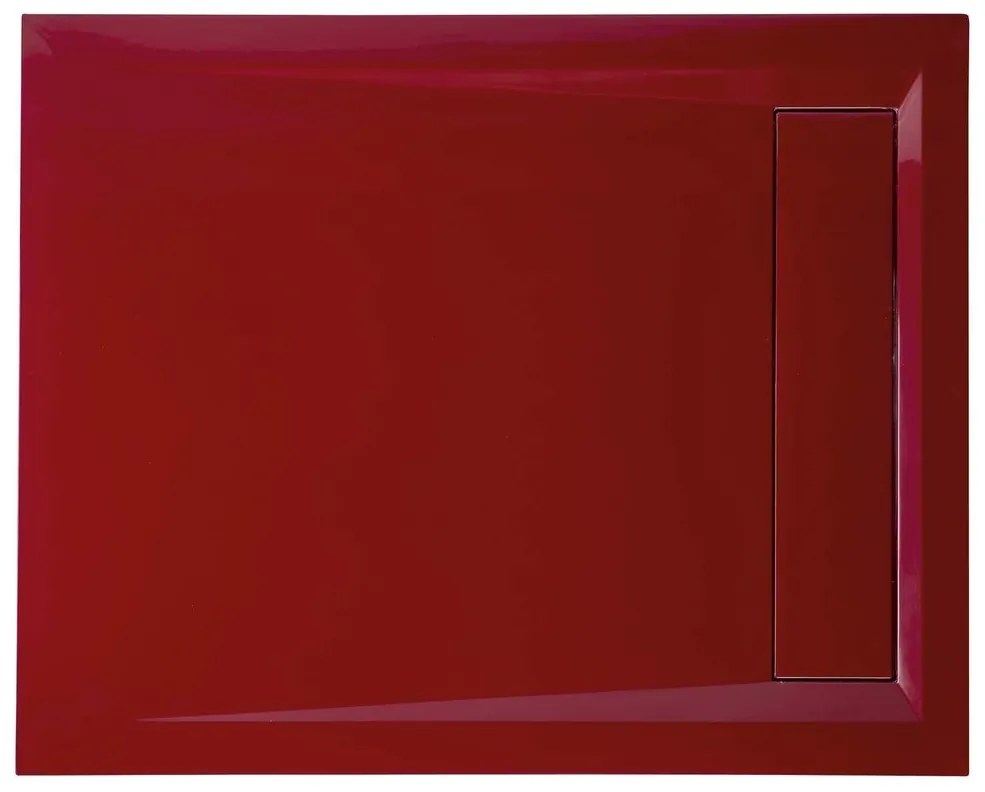 Polysan Polysan, VARESA sprchová vanička z liateho mramoru so záklopom, obdĺžnik 100x80x4cm, 71605