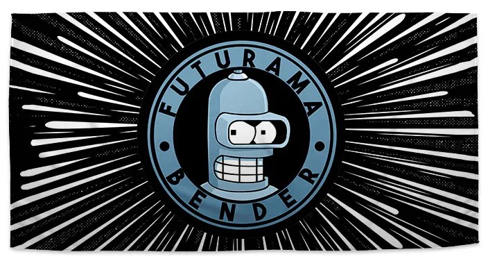 Sablio Uterák Futurama Bender Vesmír - 30x50 cm