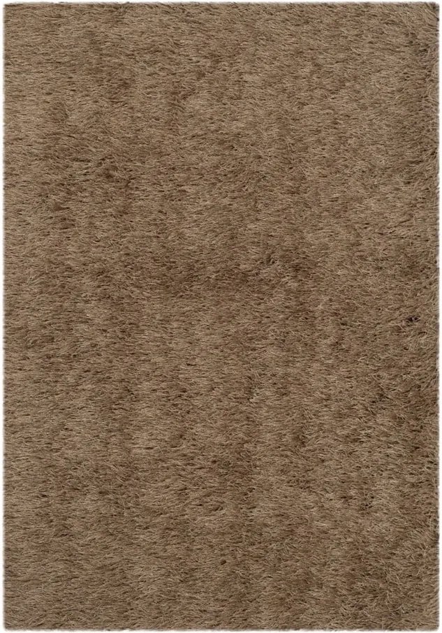 Koberec Edison Shag Brown, 60 × 91 cm