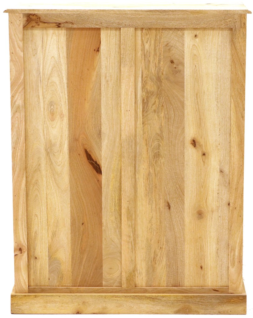 furniture-nabytek.cz - Knižnica do obývacej izby 90x115x35 z dreva mango