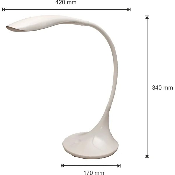 LED stmievateľná lampa VELA 1xLED/6,5W/230V