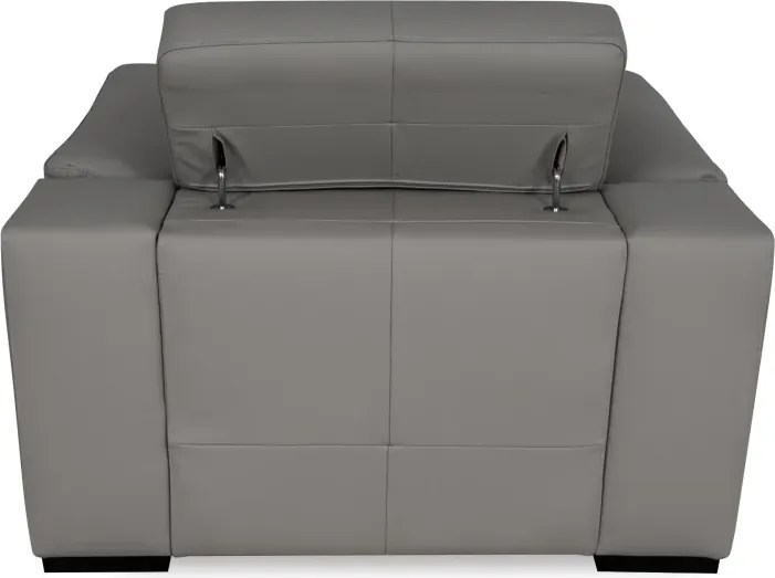 Moderné kožené kreslo LOREN II, tm. modrá (madras - 106 dark blue)