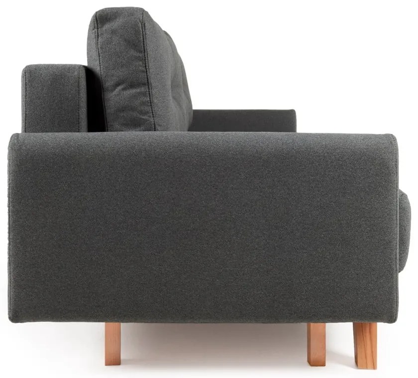 Tmavosivá rozkladacia pohovka Bonami Selection Pop