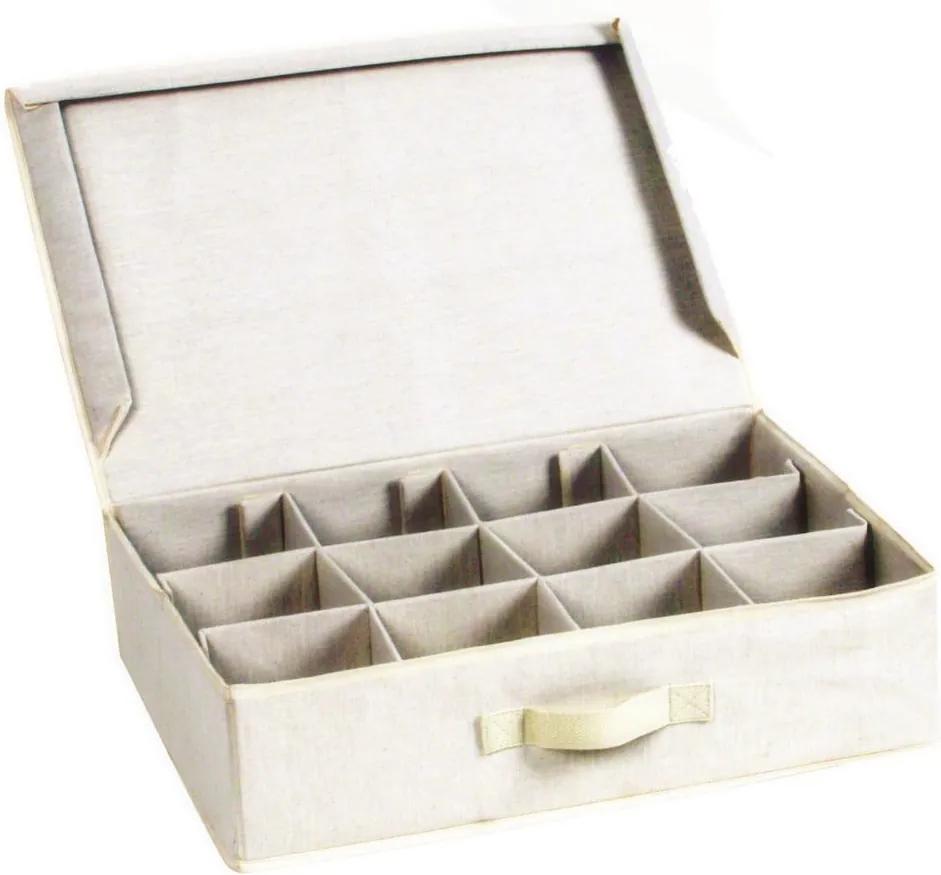 Úložný box so sekciami JOCCA Sectional, 48 × 35 cm