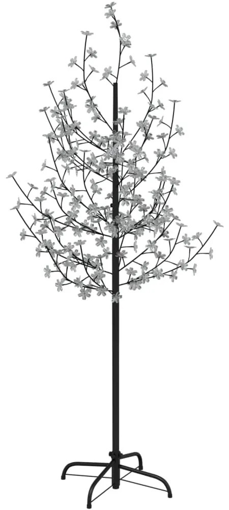 vidaXL Kvitnúca čerešňa LED strom teplá biela 200 LED 180 cm