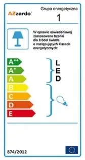 Minimalistické svietidlo Stylo 8 chróm