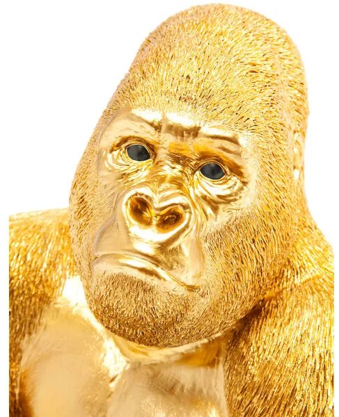 Figurine Gorilla dekorácia zlatá