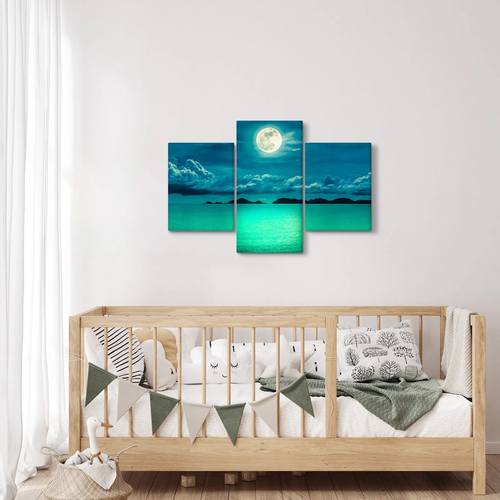 Obraz - Spln nad hladinou (90x60 cm)