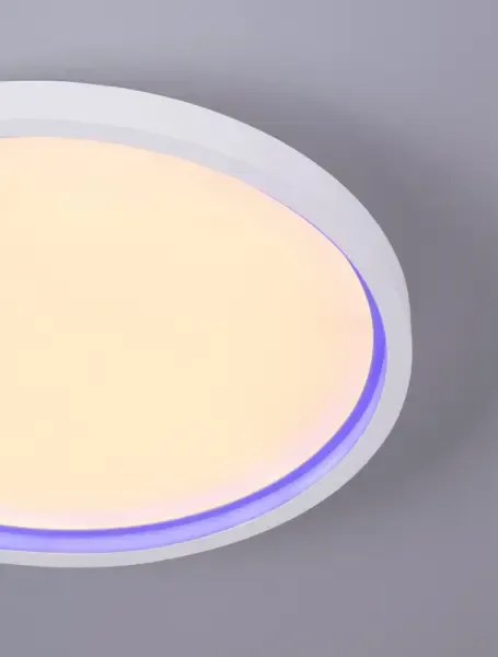 Moderné stropné svietidlo Chet RGB 39 s diaľkovým ovládaním