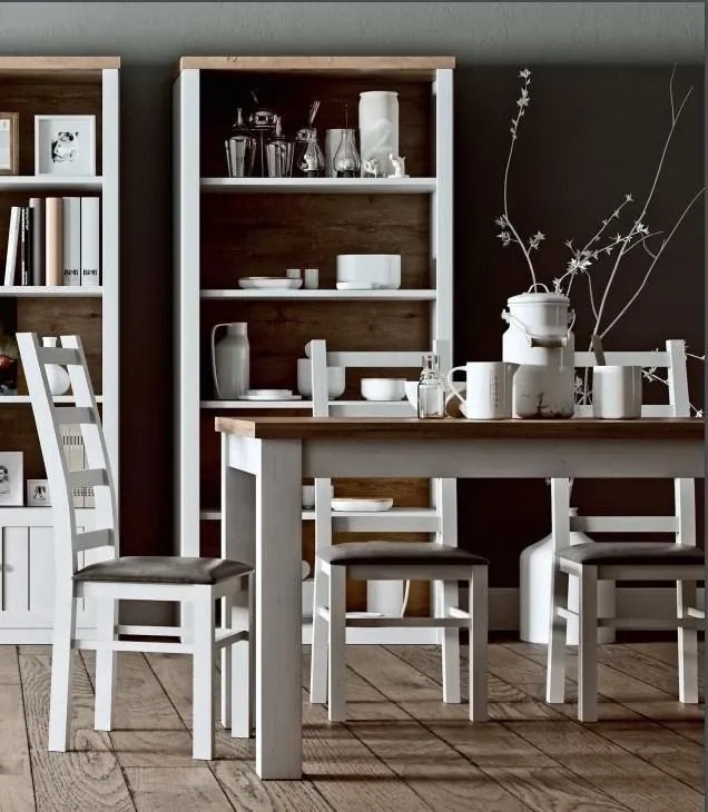 Regál PROVENCE R2, sosna andersen/lefkas ciemny.