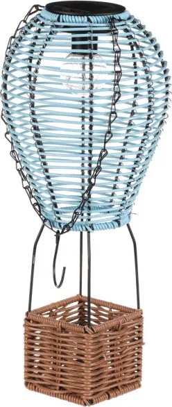 Solárny lampáš balón s LED osvetlením PLA113 BLUE-L