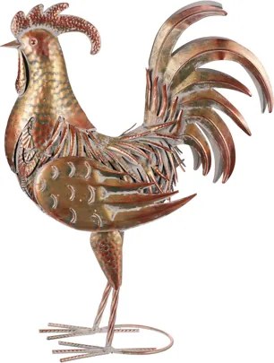 Kohút 53 cm - kovová záhradná dekorácia