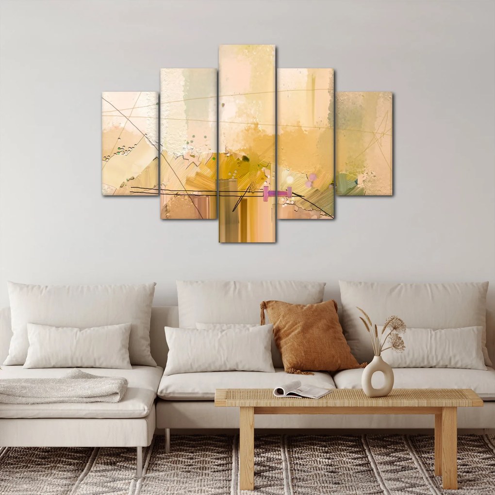 Obraz - Abstrakcia, olejomaľba (150x105 cm)