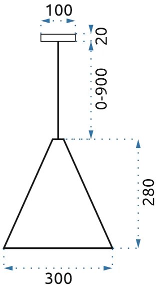 Toolight - Stropné svietidlo čierny diamant 1xE27 LH2065, čierna, OSW-00465