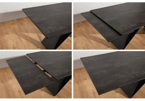 Rozkladací jedálenský stôl 38557 180/260 x 90cm Lava Ceramik  - Komfort-nábytok