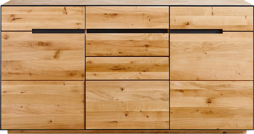 XXXLutz ŠIROKÁ KOMODA, divoký dub, farba duba, 165/85/42 cm Linea Natura - Komody - 001770000103