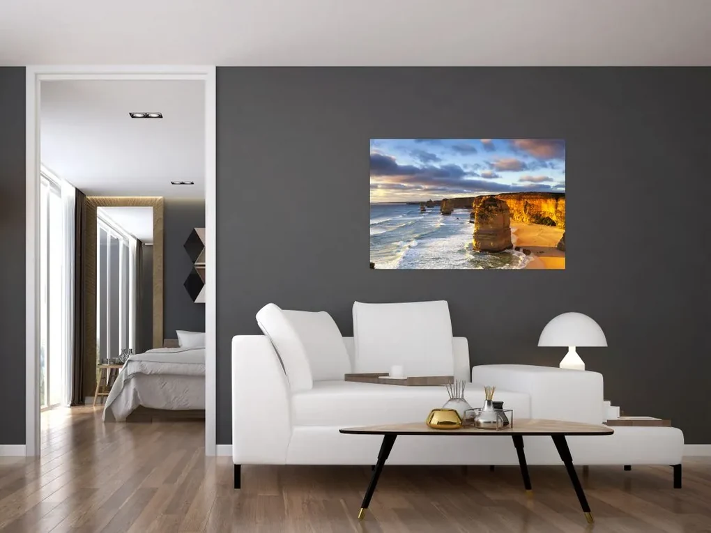 Obraz morských útesov (90x60 cm)