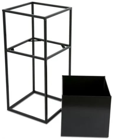 Stojan na kvety 50x24 cm čierna